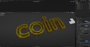 coin stacks using geometry nodes