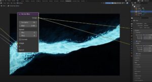 glowing river in blender tutorials
