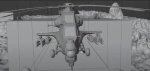 helicopter animation in blender