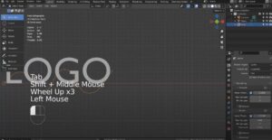 text animation using geometry nodes