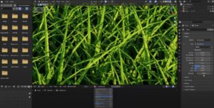 wavy grass using geometry nodes