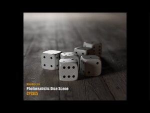 How to create simple photorealistic dices in Blender