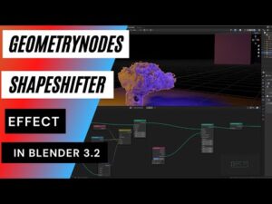 How to make morphing effect using geometry nodes in Blender 3.2