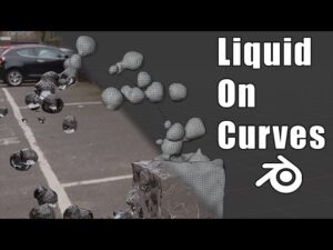 How to create fake liquid using geometry nodes in Blender