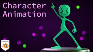 How to make character animation in Blender