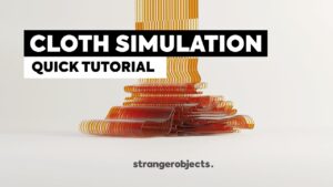 How to make cloth simulation in Blender