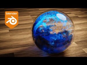 How to make fluid particles animation in Blender