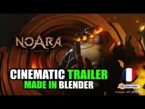 Cinematic trailer made in Blender