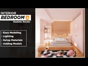 Realistic Bedroom Modeling in Blender