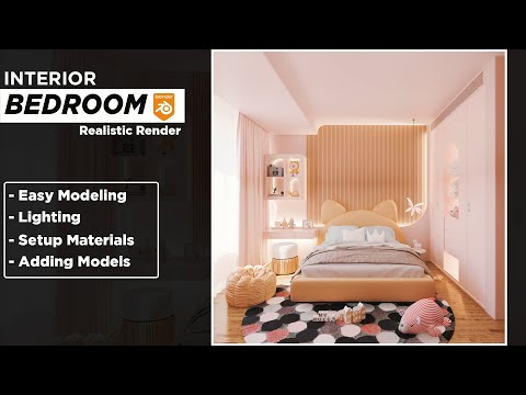 Stylish Bedroom in blender - Blender Artists