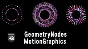 How to make motion graphics in Blender using Geometry Nodes