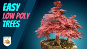 How to make low poly trees in Blender