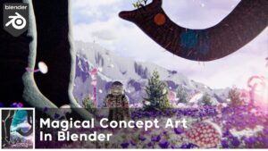 blender nature concept art