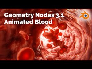 How to represent animated blood cells or platelets flowing through a vein