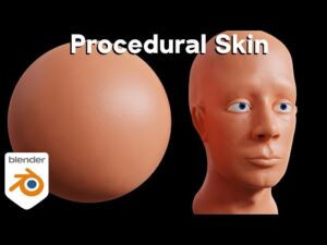 Procedural skin material in Blender