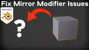 How to fix common mirror modifier problems