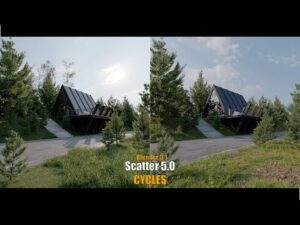 How you can Create a Photorealistic Nature scene using Scatter 5.0 In Blender 3.1 Cycles