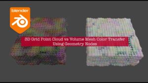 Different between 3D Grid as Point Cloud and as a Mesh Volume