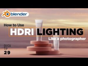 How to properly used HDRI lighting in Blender