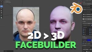 Making 3d heads in Blender