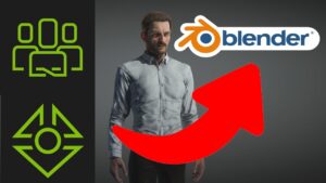 A free addon for blender to import character creator 4 and iclone 8 to Blender super simple