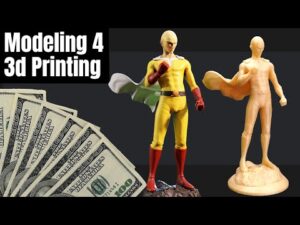 Making One Punch Man specifically for 3D printing