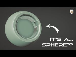 create a unique spherical shape in Blender